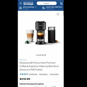 NespressoVertuo Next Premium Coffee&Espresso Maker